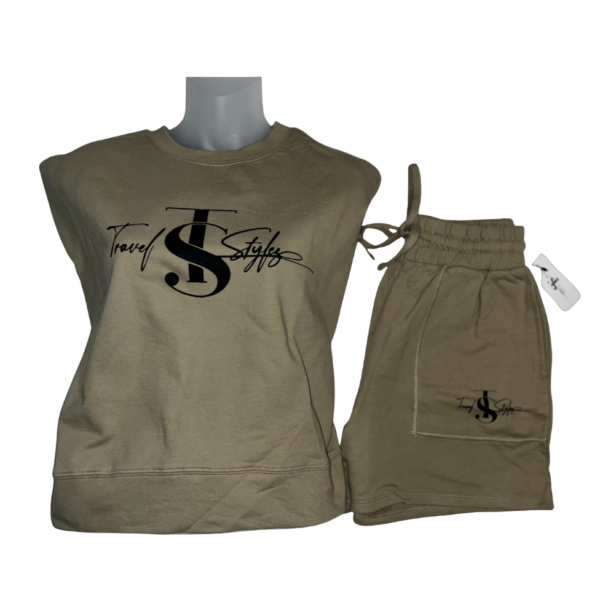 Travel Stylez Short Sweat Set